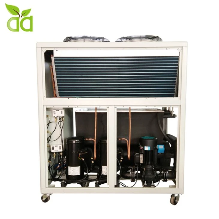 5 طن 20KW الصناعية البلاستيك النتوء صب آلة تبريد الهواء نظام مبرد المياه